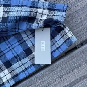 Kith | Shirts | Kith Ludlow Blue Plaid Large | Poshmark